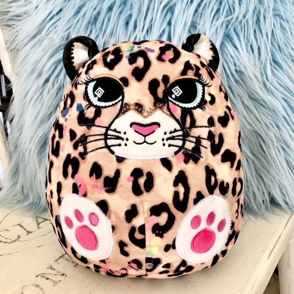 Squishmallows, RARE, Justice, Exclusive, DUMA, Cheetah, 8.5", Plush, 2019 - Picture 1 of 8